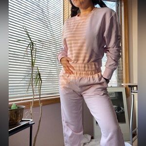 Cheap Monday soft cropped crewneck long sleeve sweater